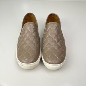 2/$30 Mountain Sole Tan Quilted Slip-On Shoes – Size 7.5, Good Used Condition